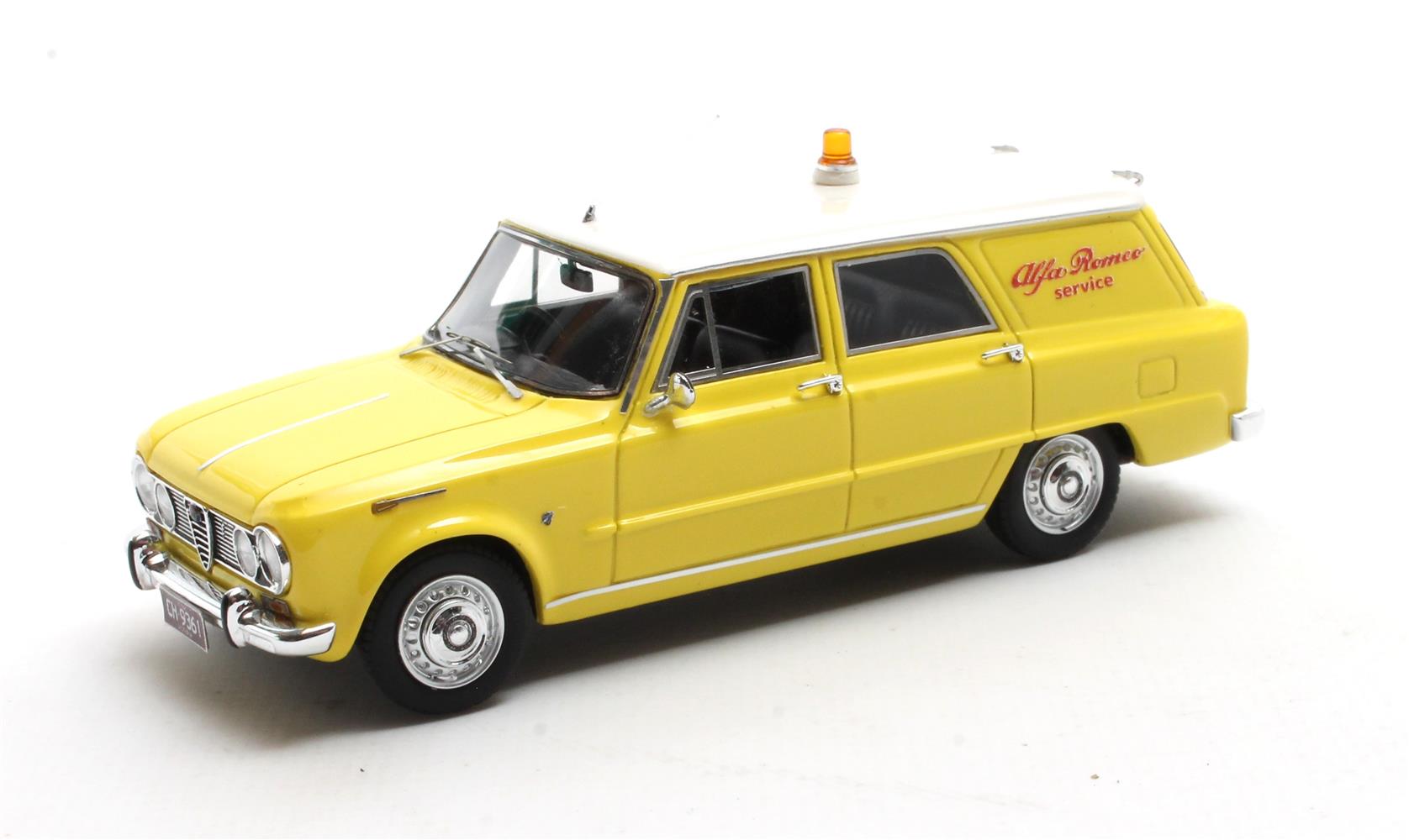 Alfa Romeo Giulia 105 Promiscus by Colli Alfa Romeo Service 1962-1972 Geel - 1:43  Alfa Romeo Giulia 105 Promiscus by Colli Alfa Romeo Service 1962-1972 Geel - 1:43